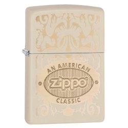 Encendedor Zippo Texture American Classic Cream - Crema