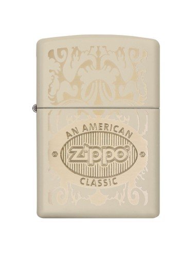 Encendedor Zippo Texture American Classic Cream - Crema