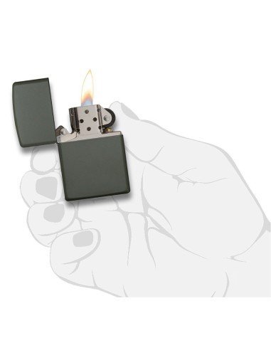 Encendedor Zippo Colors Dark Green - Verde Oscuro