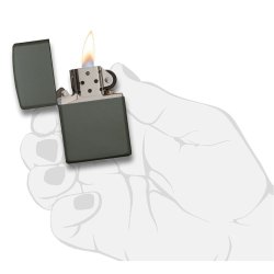 Encendedor Zippo Colors Dark Green - Verde Oscuro