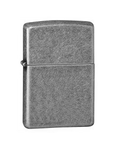 Encendedor Zippo Classic Lighter Antique Silver 121FB - Plateado