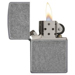 Encendedor Zippo Classic Lighter Antique Silver 121FB - Plateado