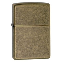 Encendedor Zippo Classic Lighter Antique Brass 201FB - Dorado