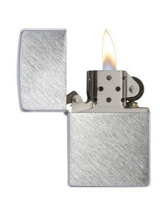 Encendedor Zippo Classic Brushed Chrome Herringbone Sweep 24648 - Plateado 2