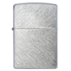 Encendedor Zippo Classic Brushed Chrome Herringbone Sweep 24648 - Plateado