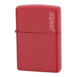 Encendedor Zippo Colors Red Matte con Logo 233ZL - Rojo