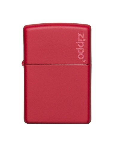 Encendedor Zippo Colors Red Matte con Logo 233ZL - Rojo