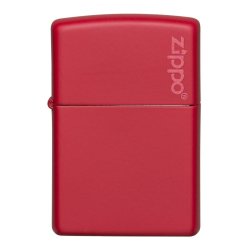 Encendedor Zippo Colors Red Matte con Logo 233ZL - Rojo