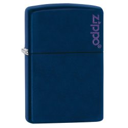 Encendedor Zippo Colors Navy Blue con Logo 239ZL - Azul