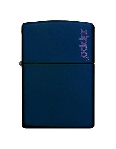 Encendedor Zippo Colors Navy Blue con Logo 239ZL - Azul
