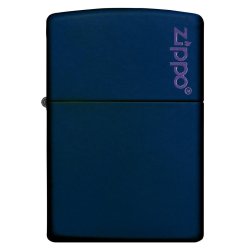 Encendedor Zippo Colors Navy Blue con Logo 239ZL - Azul