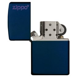 Encendedor Zippo Colors Navy Blue con Logo 239ZL - Azul