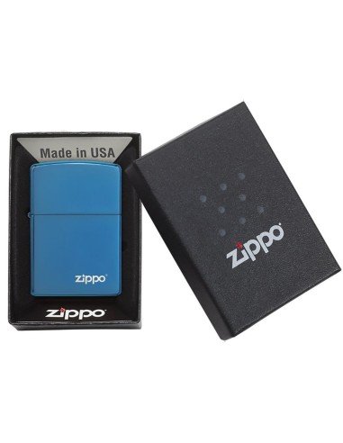 Encendedor Zippo Colors Zapphire con Logo 20446ZL - Azul