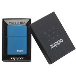 Encendedor Zippo Colors Zapphire con Logo 20446ZL - Azul