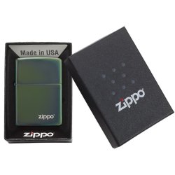 Encendedor Zippo Colors Chameleon con Logo 28129ZL - camaleón