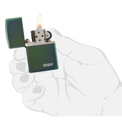 Encendedor Zippo Colors Chameleon con Logo 28129ZL - camaleón
