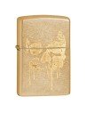 Encendedor Zippo Stamp Skull Lasser Gold Dusk Zippo 29401  - Dorado