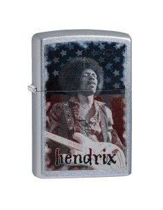 Encendedor Zippo Stamp Jimi Hendrix - Plateado