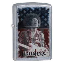 Encendedor Zippo Stamp Jimi Hendrix - Plateado