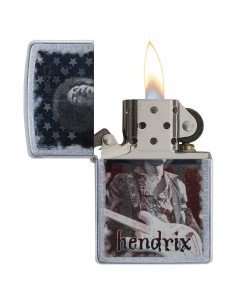 Encendedor Zippo Stamp Jimi Hendrix - Plateado 2