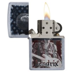 Encendedor Zippo Stamp Jimi Hendrix - Plateado