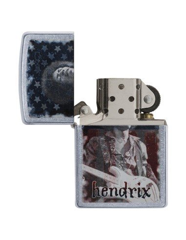 Encendedor Zippo Stamp Jimi Hendrix - Plateado
