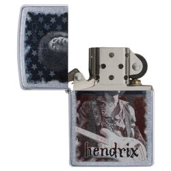 Encendedor Zippo Stamp Jimi Hendrix - Plateado