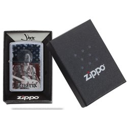 Encendedor Zippo Stamp Jimi Hendrix - Plateado