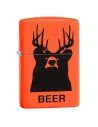 Encendedor Zippo Stamp Neon Orange Beer 29343 - Naranja