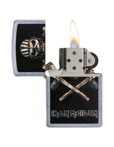 Encendedor Zippo Stamp Zippo Iron Maiden 29434  - Plateado
