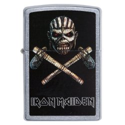 Encendedor Zippo Stamp Zippo Iron Maiden 29434  - Plateado