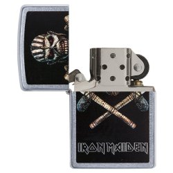 Encendedor Zippo Stamp Zippo Iron Maiden 29434  - Plateado