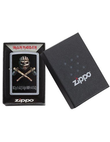 Encendedor Zippo Stamp Zippo Iron Maiden 29434  - Plateado