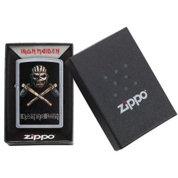 Encendedor Zippo Stamp Zippo Iron Maiden 29434  - Plateado