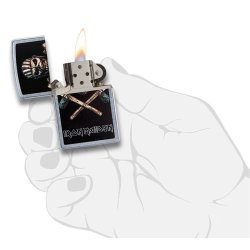 Encendedor Zippo Stamp Zippo Iron Maiden 29434  - Plateado