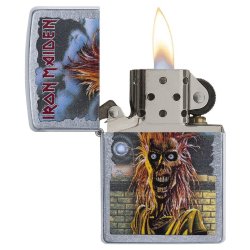 Encendedor Zippo Stamp Zippo Iron Maiden 29433  - Plateado