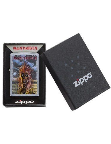 Encendedor Zippo Stamp Zippo Iron Maiden 29433  - Plateado