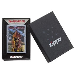 Encendedor Zippo Stamp Zippo Iron Maiden 29433  - Plateado