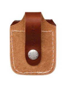 Estuche de Cuero Correa para encendedores Zippo Pouches LPLB - Café 2