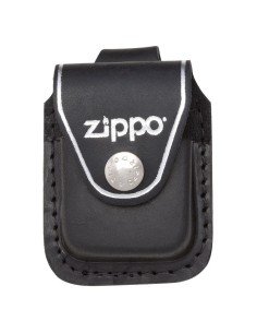 Estuche de Cuero Correa para encendedores Zippo Pouches LPLBK  - Negro