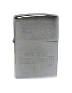Encendedor Zippo Texture Logo Lasser HD 200HDH199 - Plateado