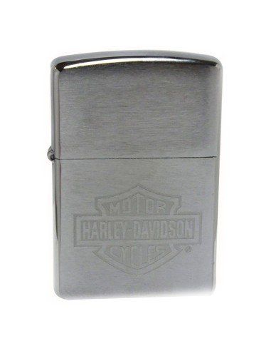Encendedor Zippo Texture Logo Lasser HD 200HDH199 - Plateado