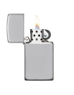 Encendedor Zippo Slim Polish Crome - Plateado Zippo 1610 2