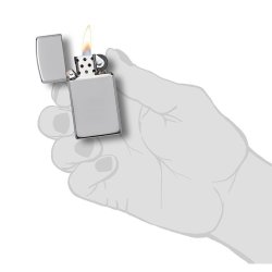 Encendedor Zippo Slim Polish Crome - Plateado Zippo 1610