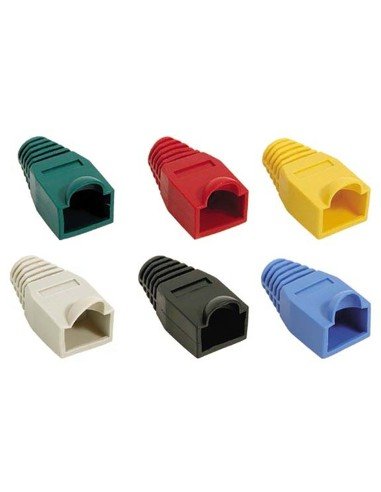 Botas de protección para cables RJ45 UTP Cat 5 5E 6 6A (paq x10)