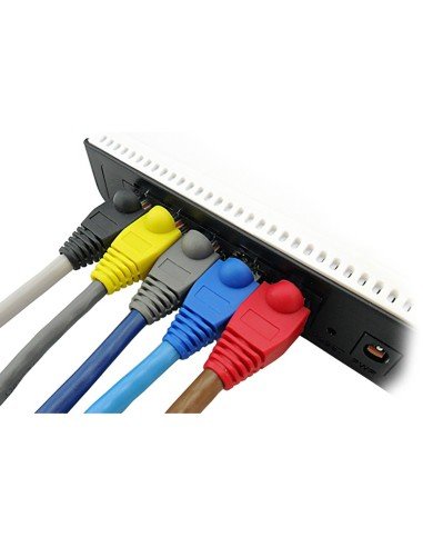 Botas de protección para cables RJ45 UTP Cat 5 5E 6 6A (paq x10)