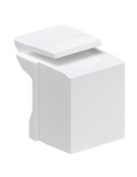 Tapa Espacios de Face plate para redes Negro (paq x10)