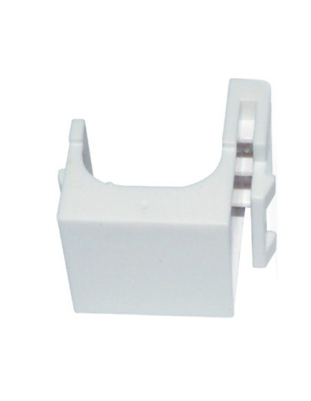 Tapa Espacios de Face plate para redes Negro (paq x10)