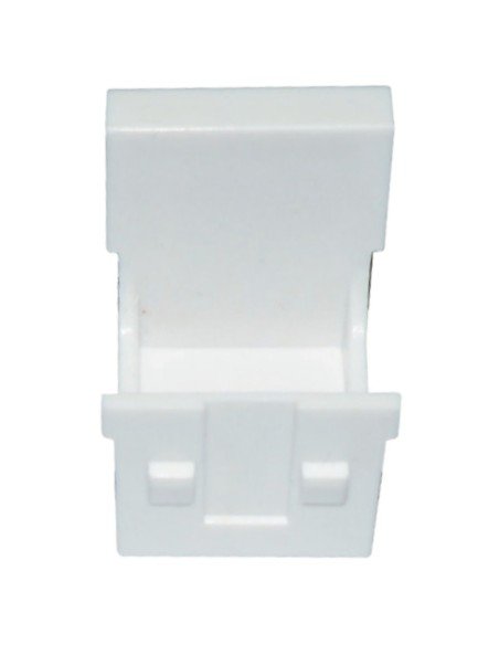 Tapa Espacios de Face plate para redes Negro (paq x10)