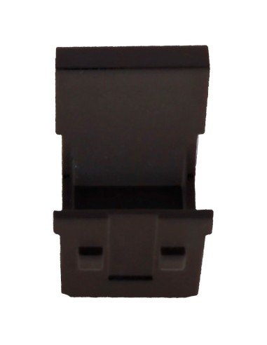 Tapa Espacios de Face plate para redes Negro (paq x10)